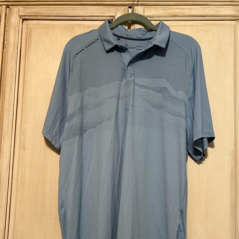 Under Armour Light Blue Polo Shirt
